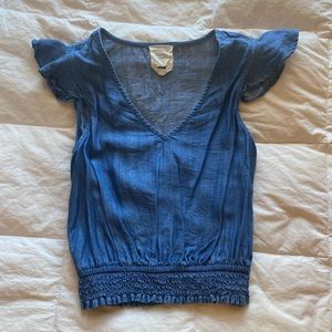 Denim top